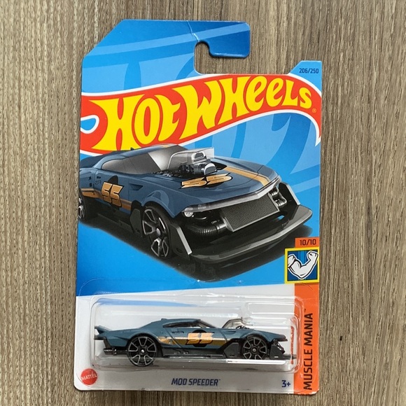 Hot Wheel Mod Speeder Muscle Mania Hotwheels Diecast Toy Race Car 🆕 2023 Mattel - Picture 6 of 6